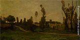 Daubigny Paintings - Le Ravin Doptevoz by Charles-Francois Daubigny